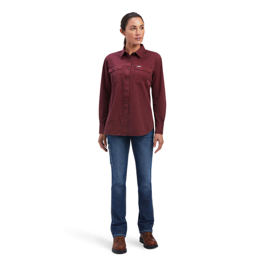 10041433 - Ariat Women's Rebar Washed Twill Work Shirt