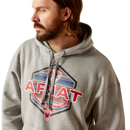 10046651 - Ariat Men's Hex Horn Hoodie