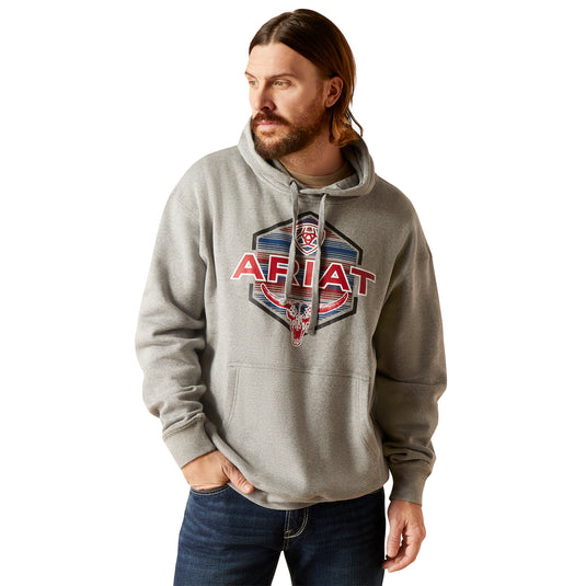 10046651 - Ariat Men's Hex Horn Hoodie