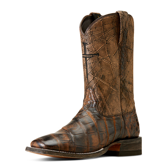 10047000 - Ariat Men's Backwater American Alligator Cowboy Boot