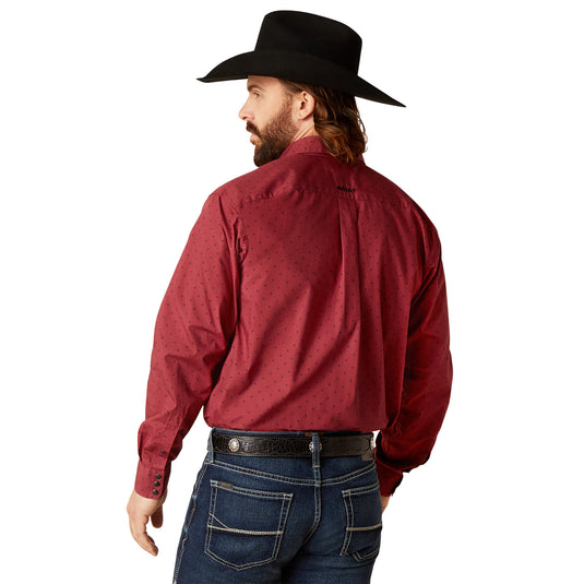 10047386 - Ariat Men's Norwin Classic Fit Shirt Tibetan Red