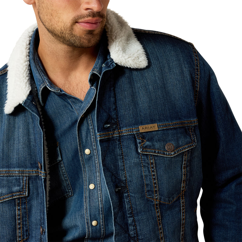 Load image into Gallery viewer, 10047438 - Ariat Men's Sherpa Lined Trucker Jacket
