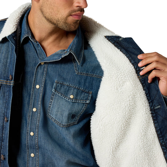 10047438 - Ariat Men's Sherpa Lined Trucker Jacket