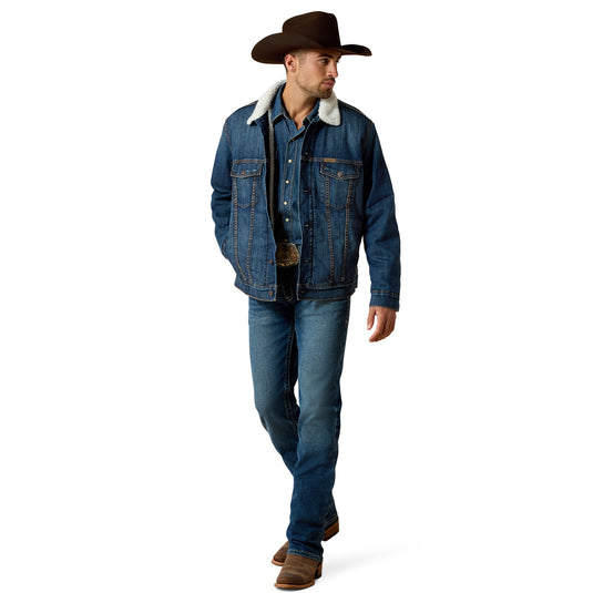 10047438 - Ariat Men's Sherpa Lined Trucker Jacket