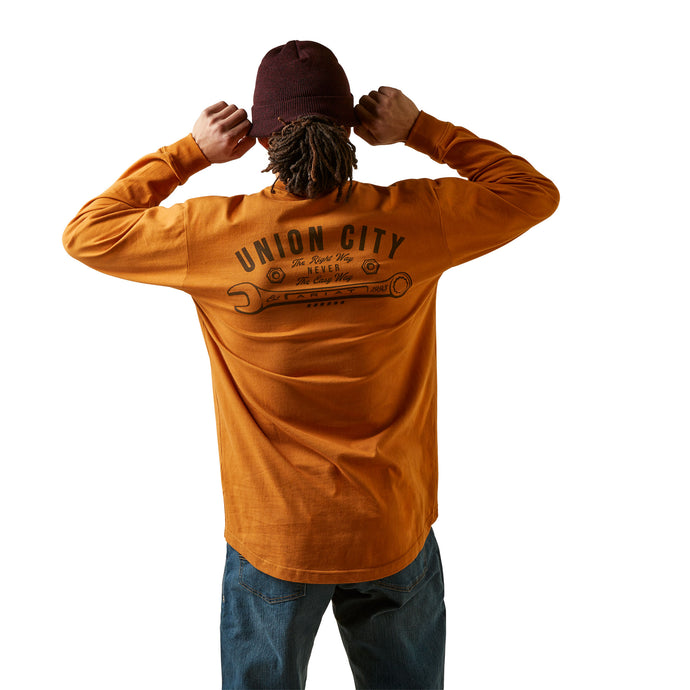 10046344- Ariat Rebar Cotton Strong Union City T-Shirt