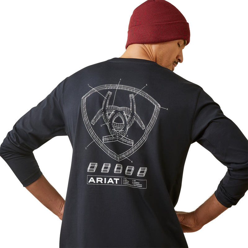 Load image into Gallery viewer, 10046349 - Ariat Men&#39;s Rebar Workman Blueprint
