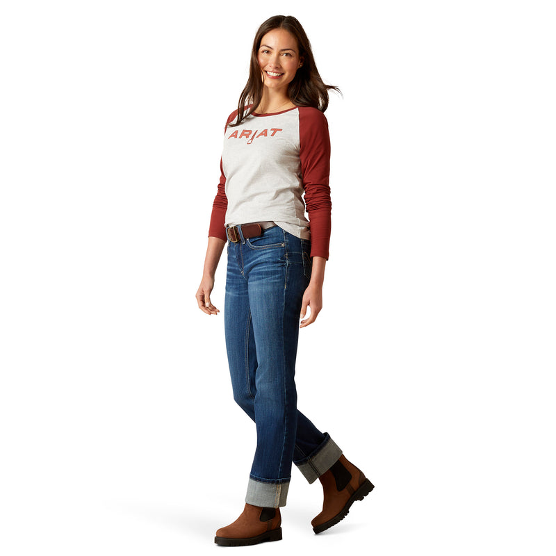 Load image into Gallery viewer, 10046499 - Ariat Women&#39;s Stirrup Leather I T-Shirt
