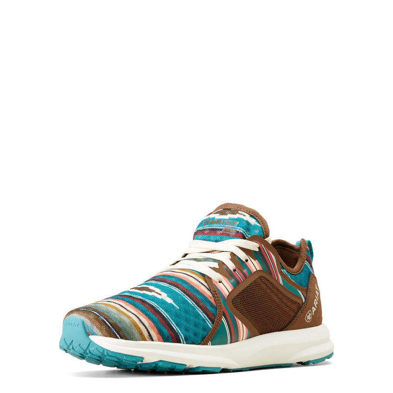 Load image into Gallery viewer, 10046874 - Ariat Women's Fuse Pastel Turquoise/Stripe Shoe
