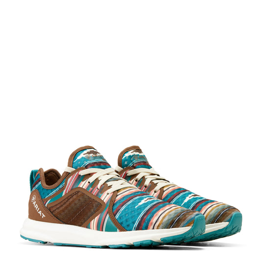 10046874 - Ariat Women's Fuse Pastel Turquoise/Stripe Shoe