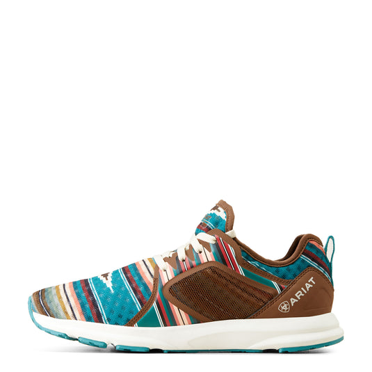 10046874 - Ariat Women's Fuse Pastel Turquoise/Stripe Shoe