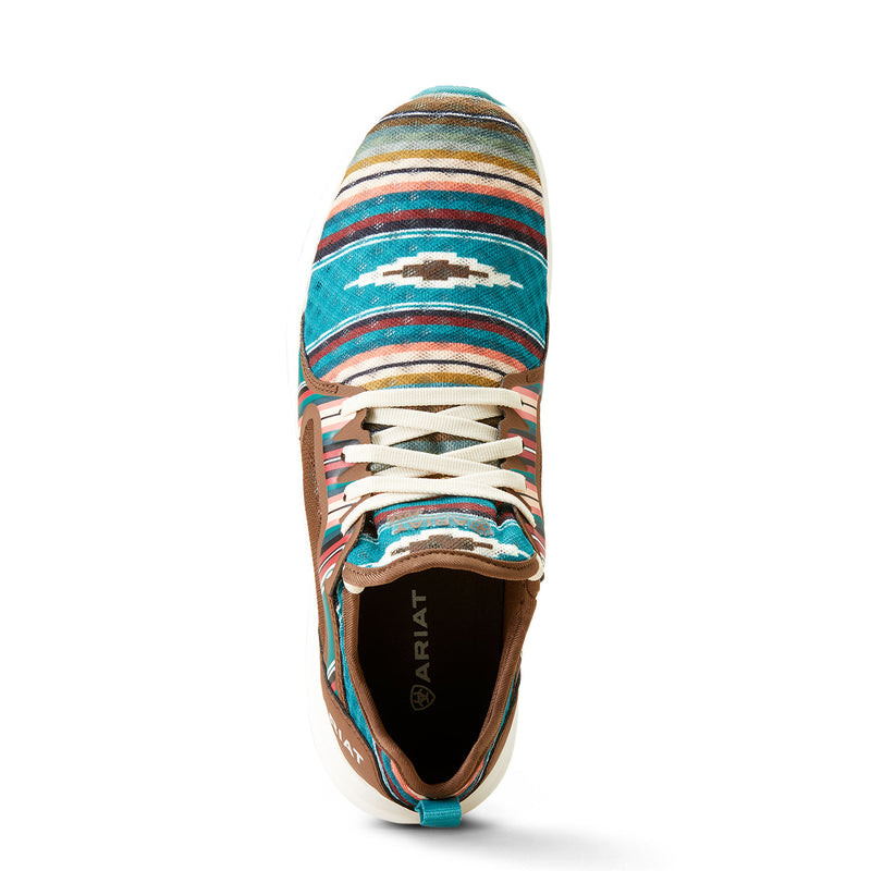Load image into Gallery viewer, 10046874 - Ariat Women's Fuse Pastel Turquoise/Stripe Shoe
