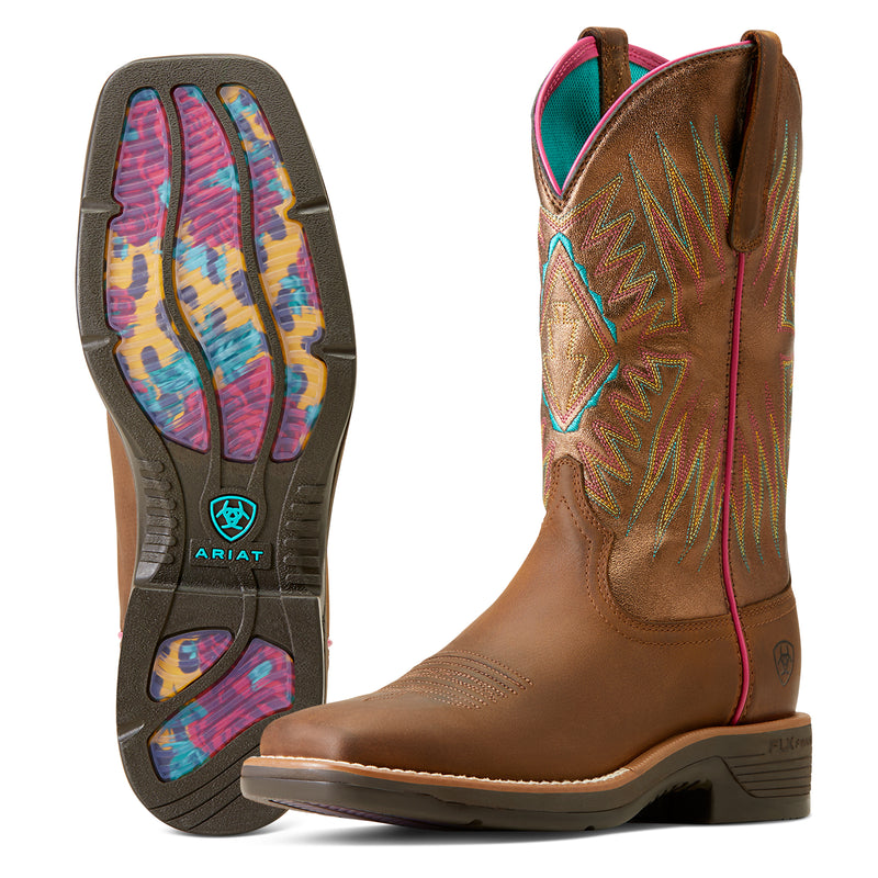 Load image into Gallery viewer, 10047059 - Ariat Women's Ridgeback Wide Square Toe Western Boot
