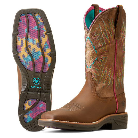 10047059 - Ariat Women's Ridgeback Wide Square Toe Western Boot