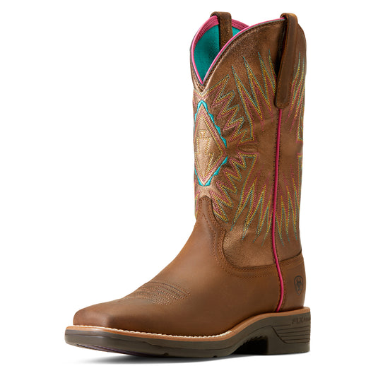 10047059 - Ariat Women's Ridgeback Wide Square Toe Western Boot