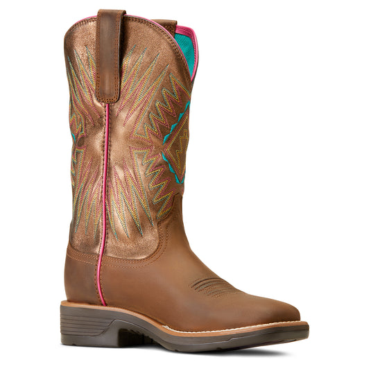 10047059 - Ariat Women's Ridgeback Wide Square Toe Western Boot