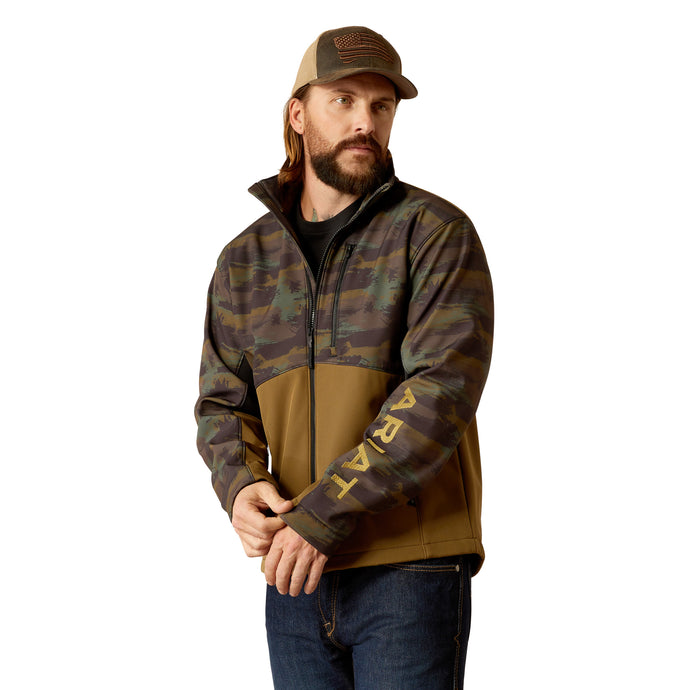 10052655 - Ariat Men's Beech Camo Logan Softshell Jacket