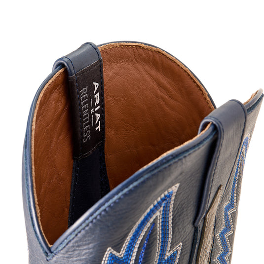 10053826 - Ariat Men's Futurity Relentless Buckles Full Quill Ostrich Cowboy Boot
