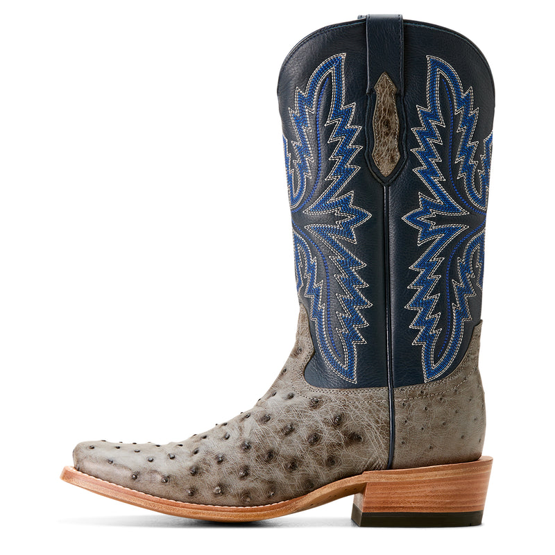 Load image into Gallery viewer, 10053826 - Ariat Men's Futurity Relentless Buckles Full Quill Ostrich Cowboy Boot
