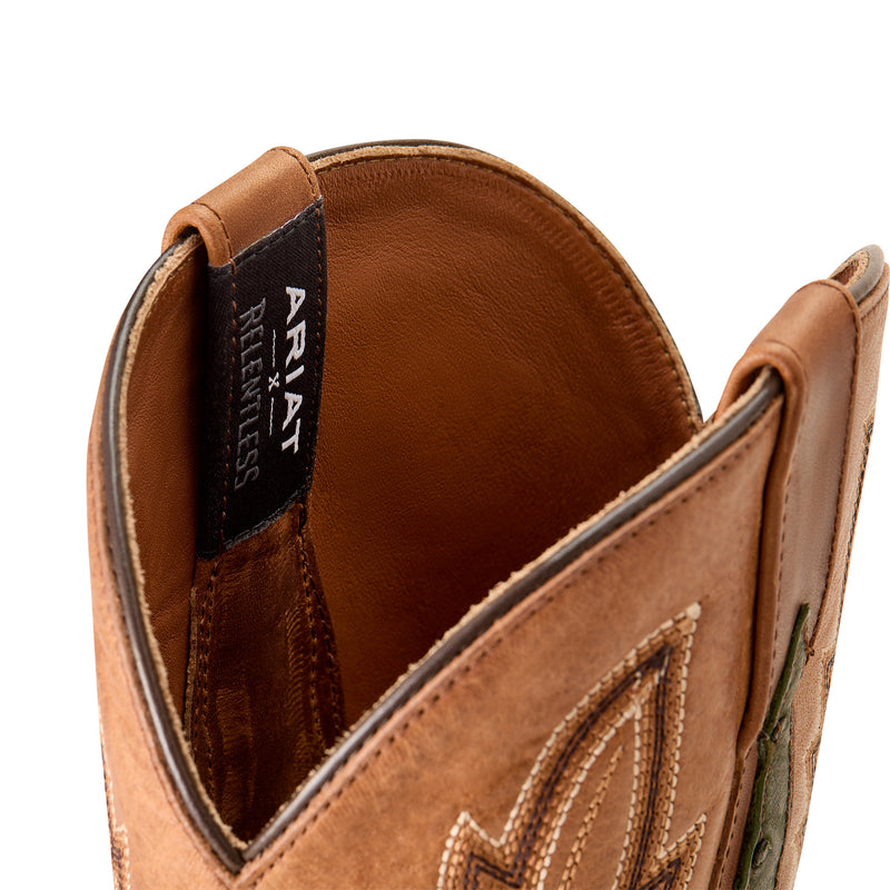 Load image into Gallery viewer, 10053827 - Ariat Men's Futurity Relentless Buckles Full Quill Ostrich Cowboy Boot
