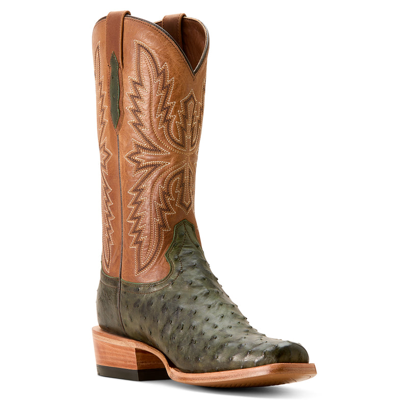 Load image into Gallery viewer, 10053827 - Ariat Men's Futurity Relentless Buckles Full Quill Ostrich Cowboy Boot
