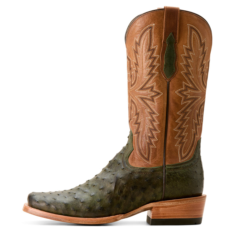 Load image into Gallery viewer, 10053827 - Ariat Men's Futurity Relentless Buckles Full Quill Ostrich Cowboy Boot

