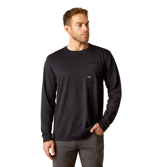 10052056 - Ariat Men's Rebar Workman Chrome Moto Eagle T-Shirt
