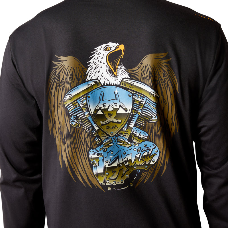Load image into Gallery viewer, 10052056 - Ariat Men&#39;s Rebar Workman Chrome Moto Eagle T-Shirt
