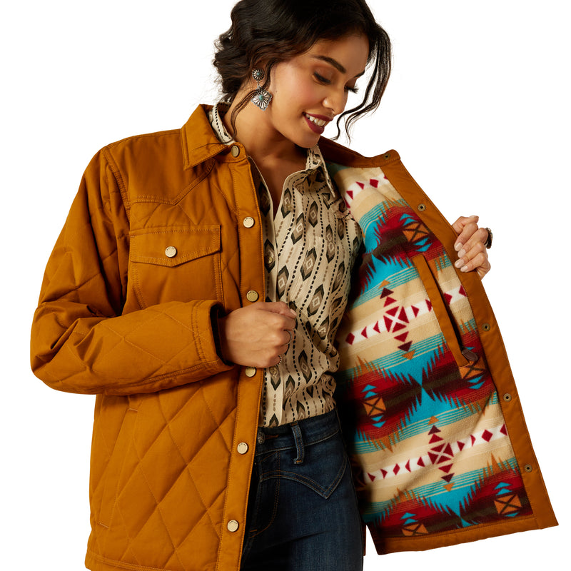 Load image into Gallery viewer, 10052400 - Ariat Women's Grizzly Quilted Barn Jacket
