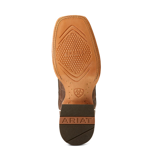 10053713 - Ariat Women's Frontier Angelina Sueded Caiman Belly Western Boot