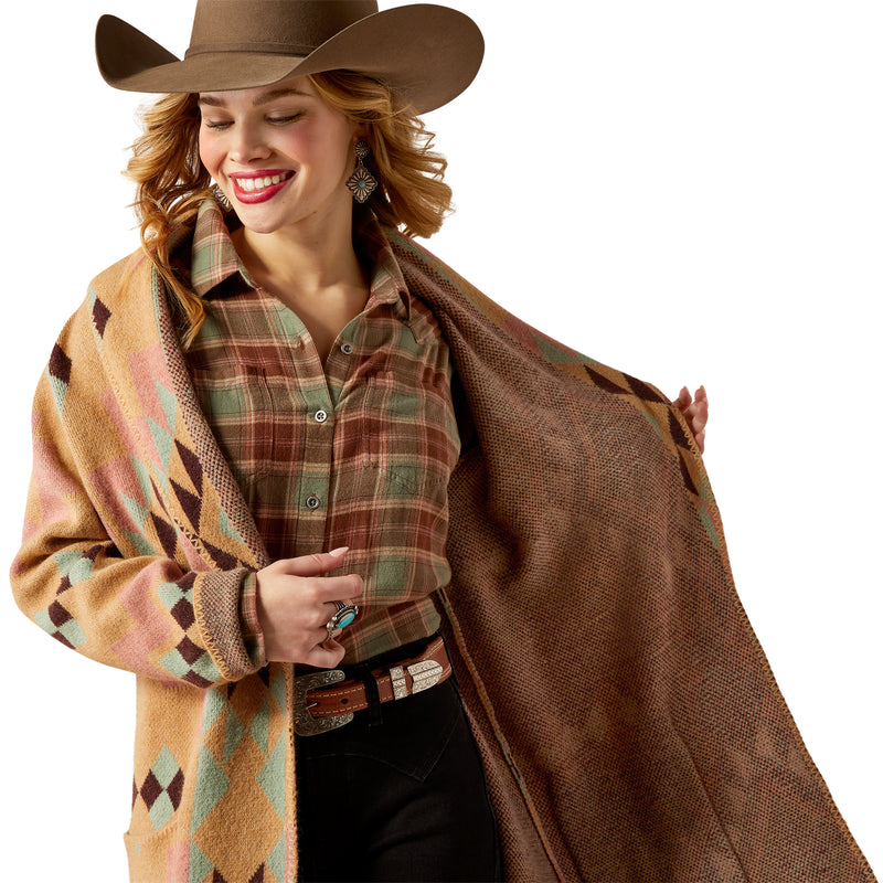 Load image into Gallery viewer, 10053982 - Ariat Women's Sunset Chic Blanket Coat
