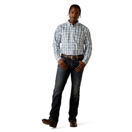 10062235 - Ariat Men's Wrinkle Free Cody Fitted Shirt