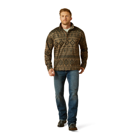 10062482 - Ariat Men's Caldwell 1/4 Button Sweater