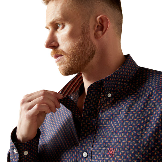 10065808 - Ariat Men's Wrinkle Free Briggs Classic Fit Shirt