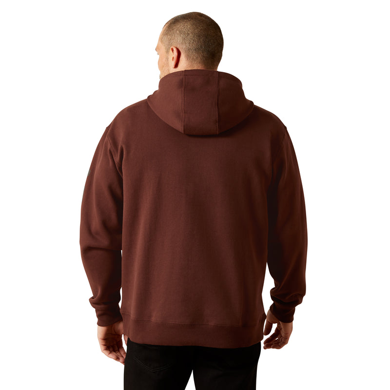 Load image into Gallery viewer, 10065839 - Ariat Men's Deep Mahogany Logo Hoodie
