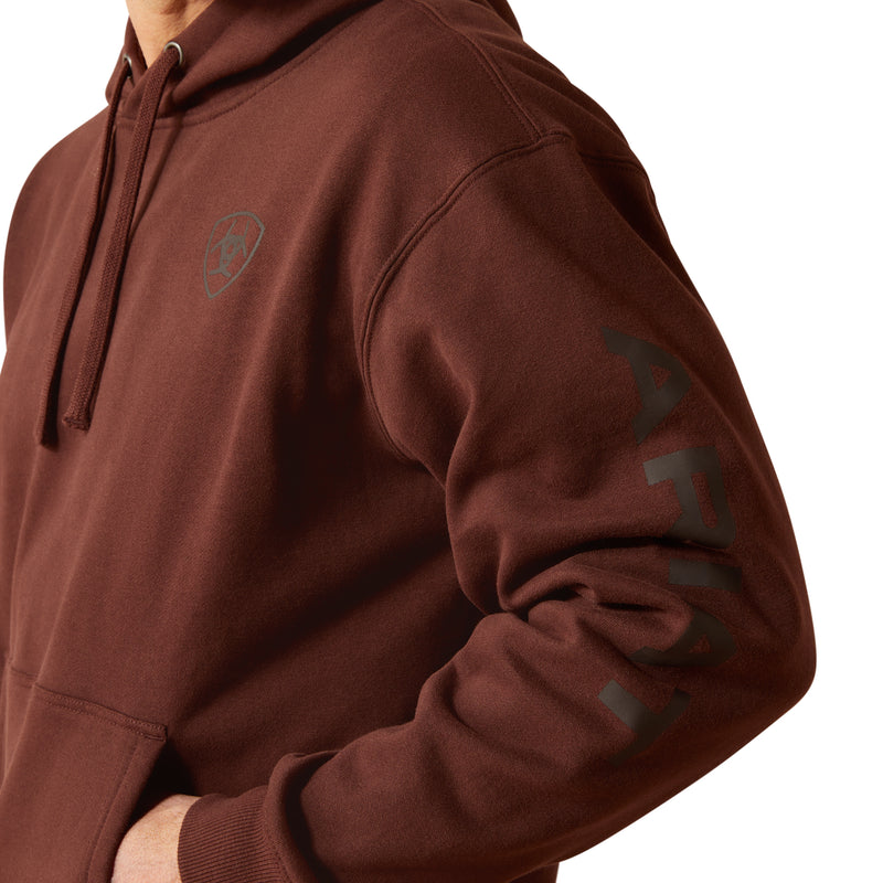 Load image into Gallery viewer, 10065839 - Ariat Men's Deep Mahogany Logo Hoodie
