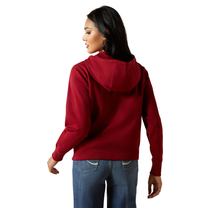 Load image into Gallery viewer, 10062398 - Ariat Women's Stitched Full Zip Hoodie
