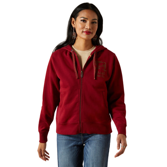 10062398 - Ariat Women's Stitched Full Zip Hoodie