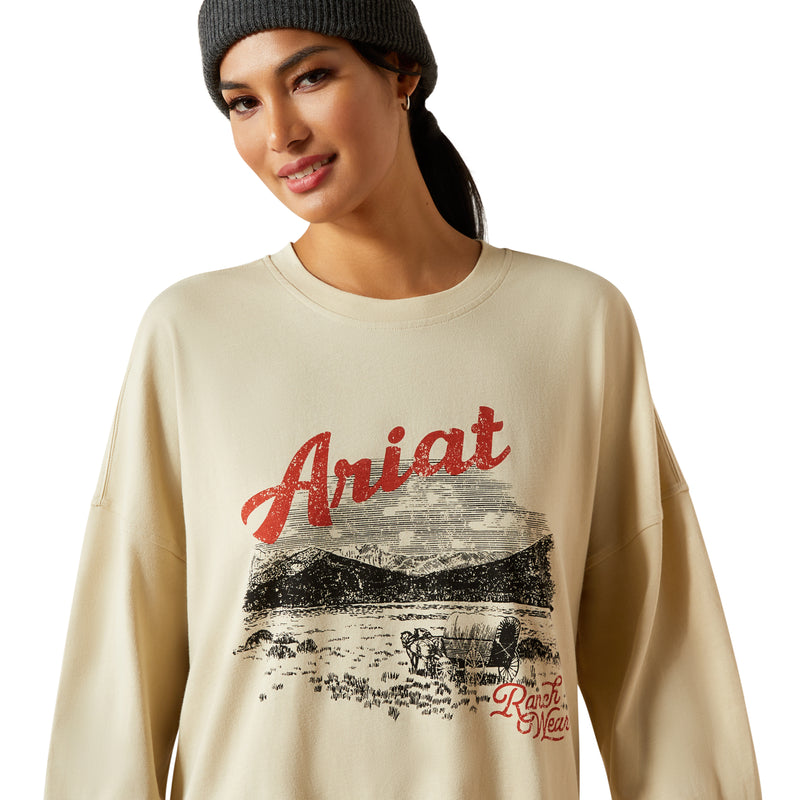 Load image into Gallery viewer, 10062839 - Ariat Women's Canvas Oversized T-Shirt
