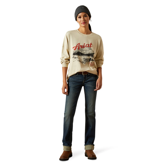 10062839 - Ariat Women's Canvas Oversized T-Shirt