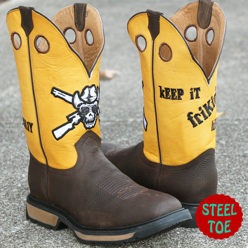 Outlaw on sale boots yellow