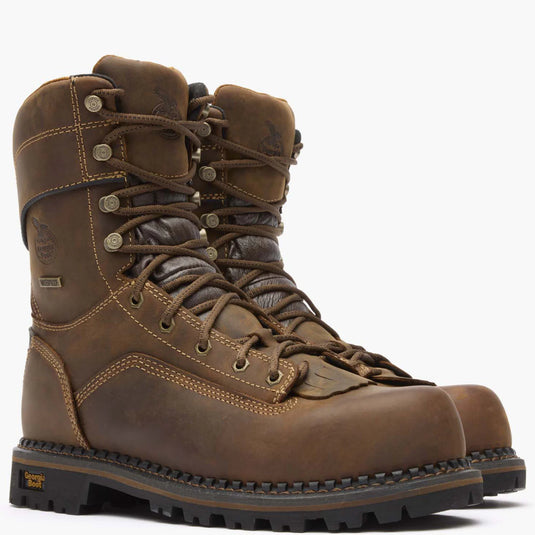 GB00473 - Georgia Boot Men's AMP LT Low Heel Logger Composite Toe Waterproof Work Boot