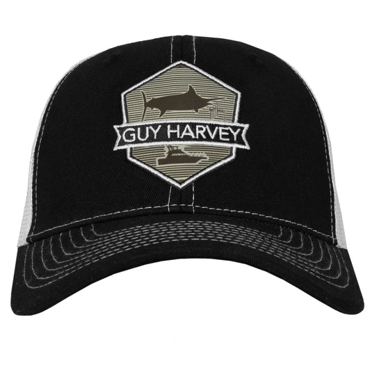 GHV55787-3SY1092 - Guy Harvey Deep Sea Fishing Trucker Cap