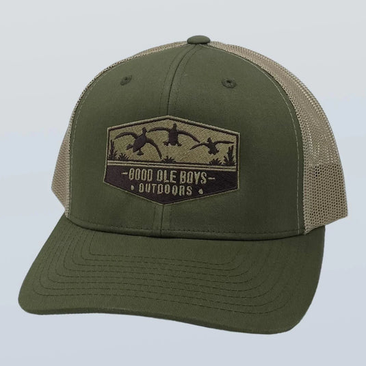 GOB016A - Good Ole Boys Duck Landing Moss/Khaki Hat