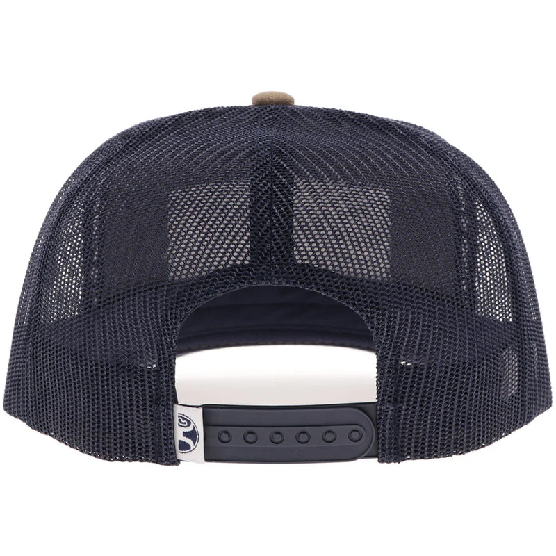 Load image into Gallery viewer, 2561T-TNNV - Hooey "Rank Stock" Hat Tan &amp; Navy W/Rectangle Patch
