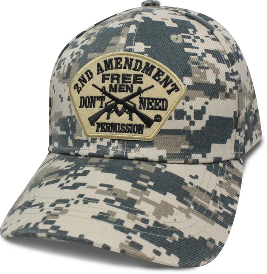 SPCFRM - 2nd Amendment Free Men Don't Need Permission Cap