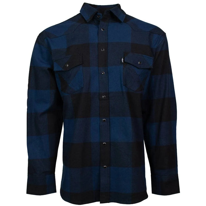 HF1002NVBK - Hooey Men's Navy/Black Flannel