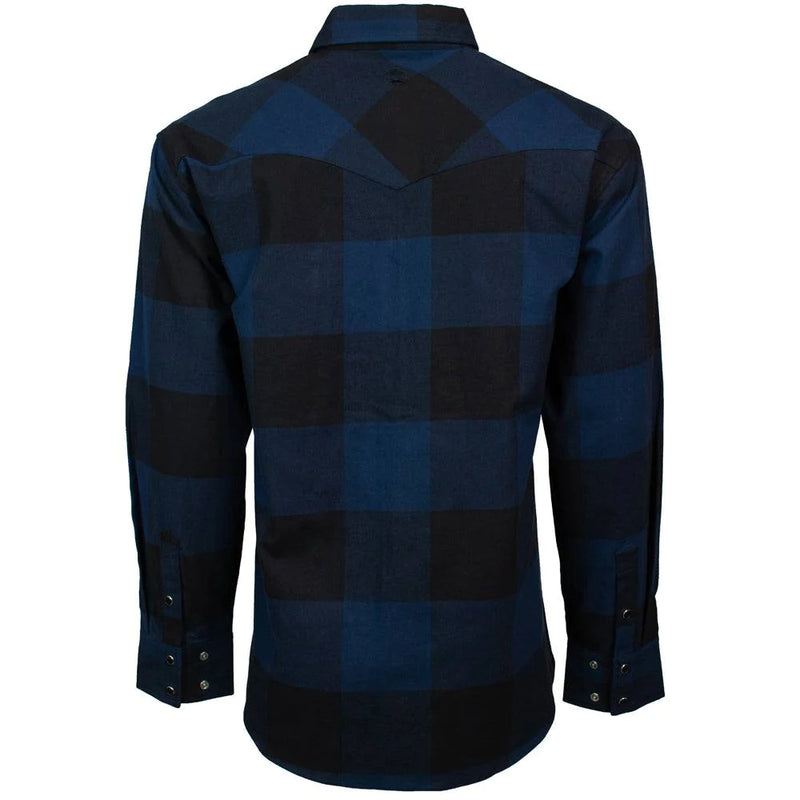 Load image into Gallery viewer, HF1002NVBK - Hooey Men&#39;s Navy/Black Flannel
