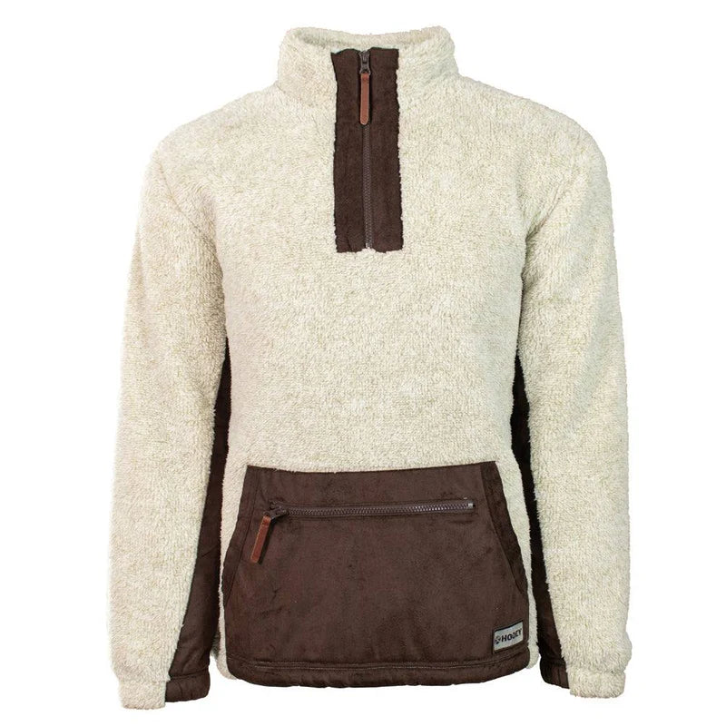 Load image into Gallery viewer, HFP002TN - &quot;Hooey Fleece Pullover&quot; Tan w/Brown Detailing
