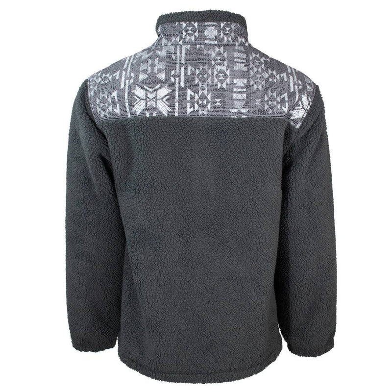 Load image into Gallery viewer, HFP003CHAZ - Hooey  &quot;Hooey Sherpa Pullover&quot; Charcoal/Aztec
