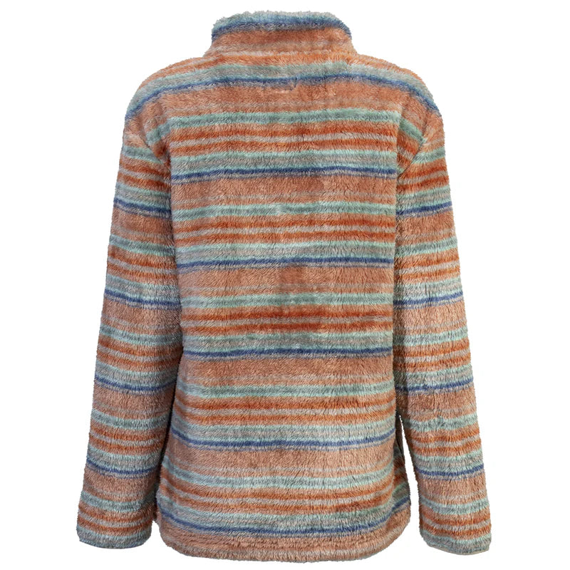 Load image into Gallery viewer, HFP006PKSP - HOOEY  &quot;LADIES FLEECE PULLOVER&quot; PINK/SERAPE
